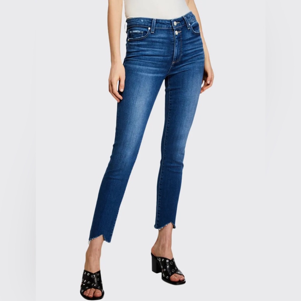 Like new Paige Hoxton Ankle Split Skinny Jeans - Size 28